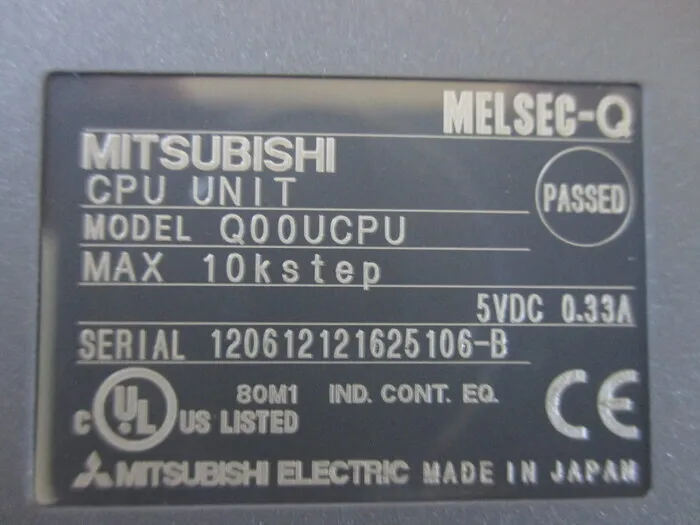 미쓰비시 전기 Q00UCPU 시퀀서(PLC)(CPU 유니트) 상세 이미지 - ASKINDEX 코리아