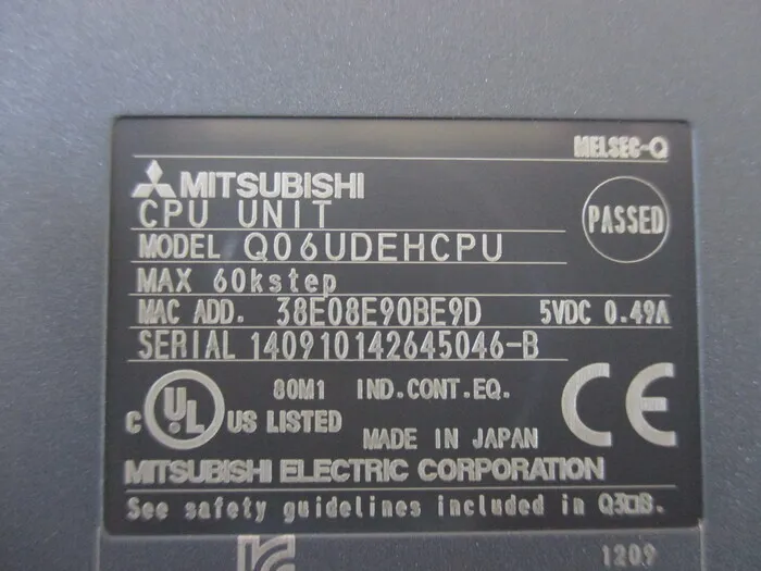 미쓰비시 전기 Q06UDEHCPU 시퀀서(PLC)(CPU 유니트) 상세 이미지 - ASKINDEX 코리아