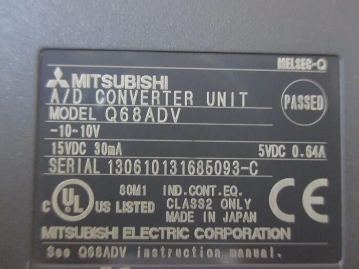 미쓰비시 전기 Q68ADV 시퀀서 (PLC) (아날로그 - 디지털 변환 유닛 유닛) 상세 이미지 - ASKINDEX 코리아