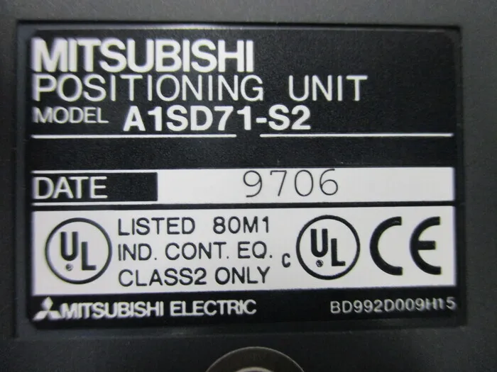 미쓰비시 전기 A1SD71-S2 시퀀서 (PLC) (위치 결정 유닛) 상세 이미지 - ASKINDEX 코리아