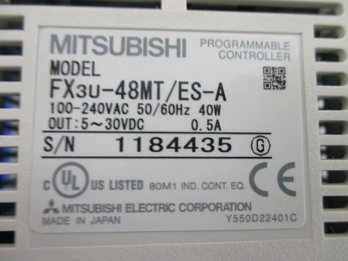 미쓰비시 전기 FX3U-48MT/ES-A 시퀀서(PLC) 상세 이미지 - ASKINDEX 코리아