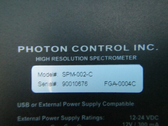 PHOTON CONTROL SPM-002-C Spectrometer  상세 이미지 - ASKINDEX 코리아