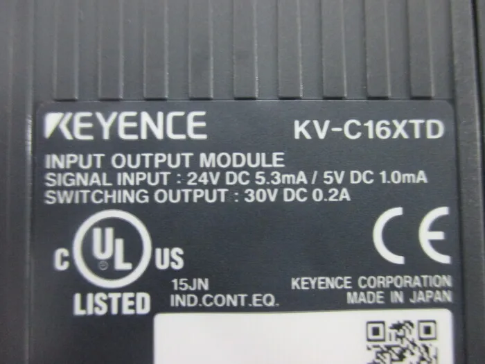 Keyence KV-C16XTD 시퀀서 (PLC) (입출력 유닛) 상세 이미지 - ASKINDEX 코리아