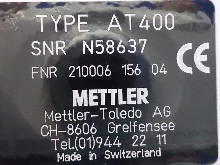 METTLER TOLEDO AT400 electronic scale Detail Image - ASKINDEX Korea