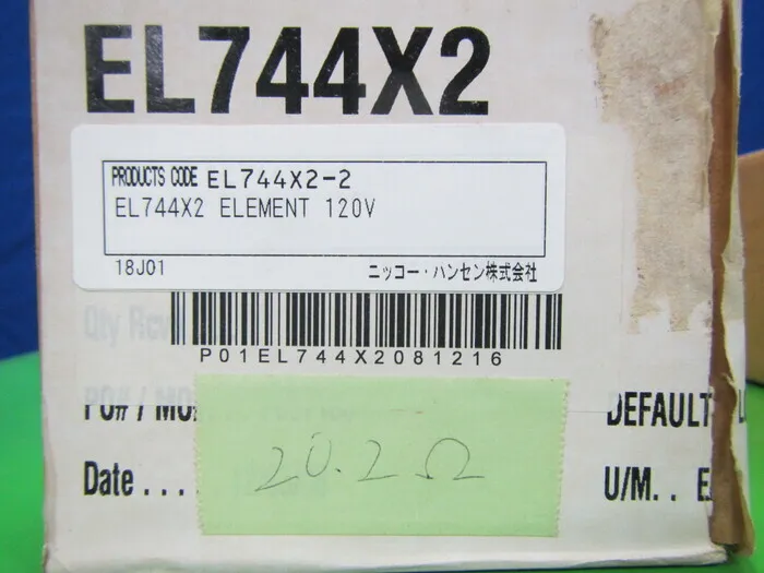 써모 사이언티픽 EL744ｘ2 소자 120V 상세 이미지 - ASKINDEX 코리아