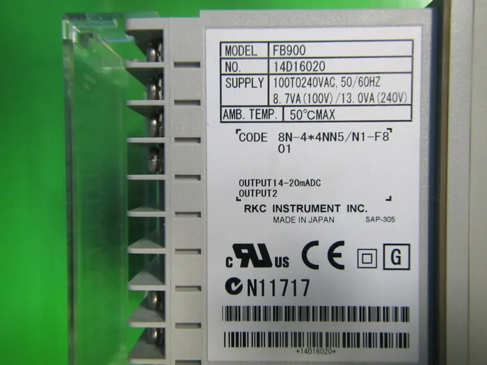 이화공업 8N-4*4NN5/N1-F801（FB900) 디지털 지시 조절계 상세 이미지 - ASKINDEX 코리아