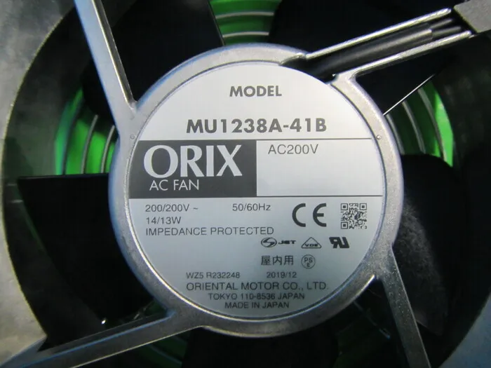 오리엔탈 모터 MU1238A-41B AC 팬 상세 이미지 - ASKINDEX 코리아