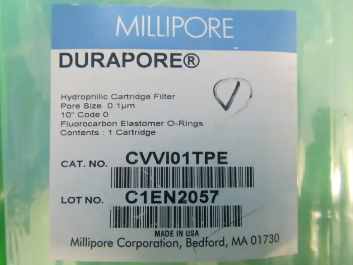 Millipore CVVI01TPE Cartridge filter (DURAPORE) Detail Image - ASKINDEX Korea