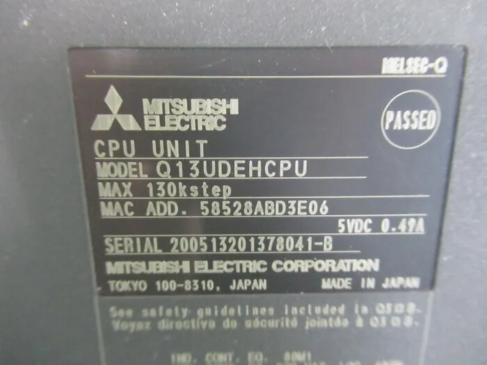 미쓰비시 전기 Q13UDEHCPU 시퀀서(PLC)(CPU 유니트) 상세 이미지 - ASKINDEX 코리아