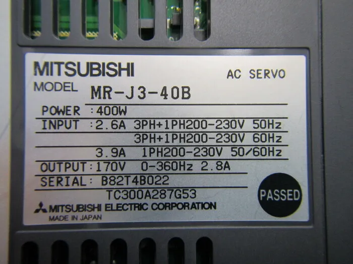 미쓰비시 MR-J3-40B AC 서보 드라이버 상세 이미지 - ASKINDEX 코리아