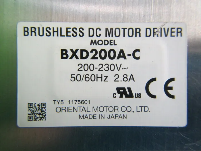 오리엔탈 모터 BXD200A-C DC 모터 드라이버 상세 이미지 - ASKINDEX 코리아
