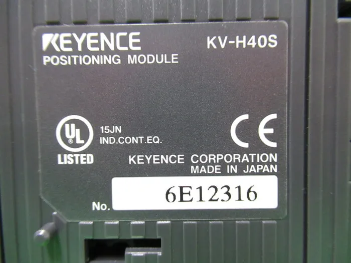 Keyence KV-H40S 시퀀서 (PLC) (위치 결정 유닛) 상세 이미지 - ASKINDEX 코리아