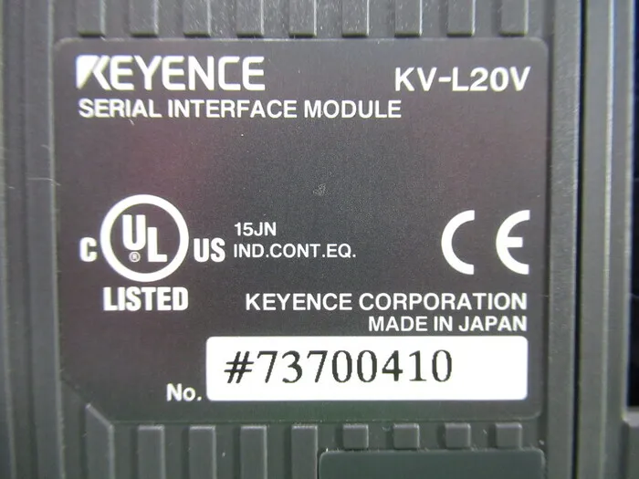 Keyence KV-L20V 시퀀서 (PLC) (직렬 커뮤니케이션 유닛) 상세 이미지 - ASKINDEX 코리아