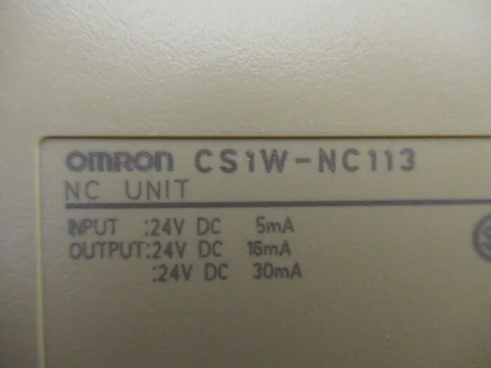 오므론 CS1W-NC113 시퀀서 (PLC) (위치 제어 유닛) 상세 이미지 - ASKINDEX 코리아