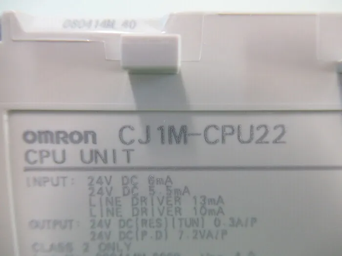 오므론 CJ1M-CPU22 시퀀서(PLC)(CPU 유니트) 상세 이미지 - ASKINDEX 코리아