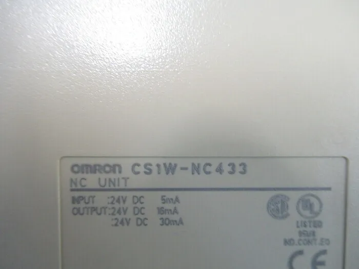 오므론 CS1W-NC433 시퀀서 (PLC) (위치 제어 유닛) 상세 이미지 - ASKINDEX 코리아
