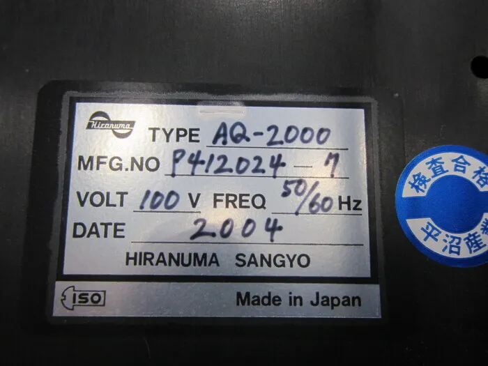 Hiranuma Industry AQ-2000 Moisture measuring device Detail Image - ASKINDEX Korea