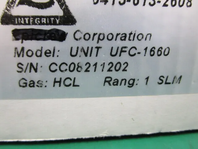 단위 UFC-1660 매스 플로우 컨트롤러 (1SLM) 상세 이미지 - ASKINDEX 코리아