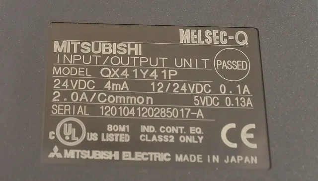미쓰비시 전기 QX41Y41P 시퀀서 (PLC) (DC 입력 / 트랜지스터 출력 혼합 유닛) 상세 이미지 - ASKINDEX 코리아