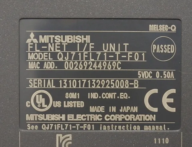 Mitsubishi Electric QJ71FL71-T-F01 Interface Unit Detail Image - ASKINDEX Korea