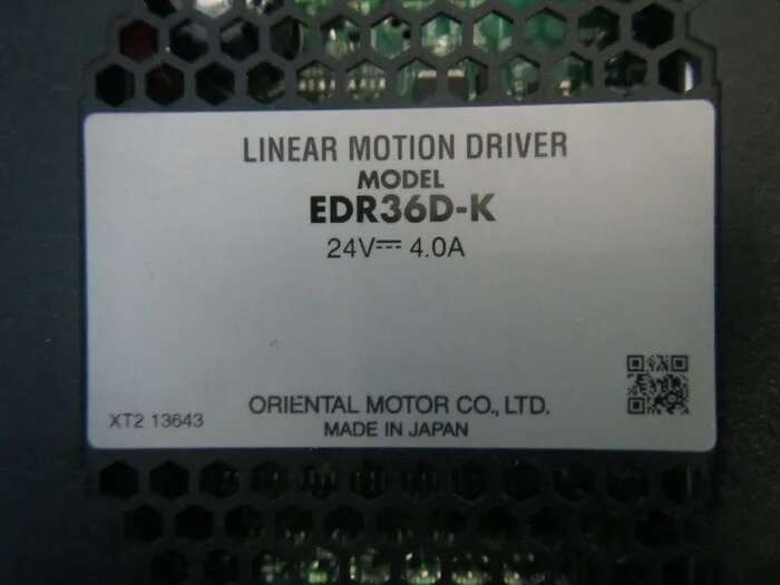 오리엔탈 모터 EDR36D-K 선형 모션 드라이버 상세 이미지 - ASKINDEX 코리아