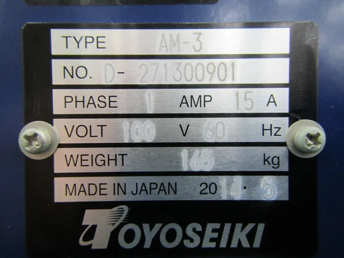 Toyo Seiki Seisakusho AM-3 Mooney Viscometer Detail Image - ASKINDEX Korea