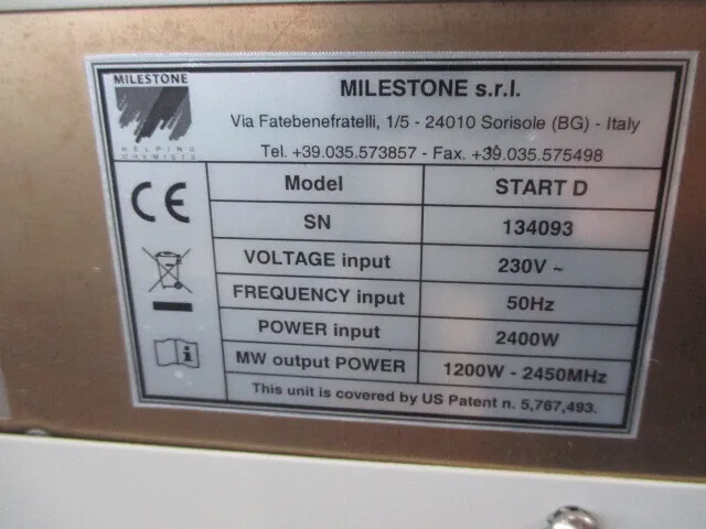 Milestone General SATART D Microwave sample preparation equipment Detail Image - ASKINDEX Korea