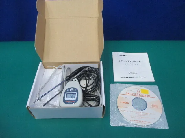 사토 계량기 제작소 SK-L210T 2ch 온도 로거