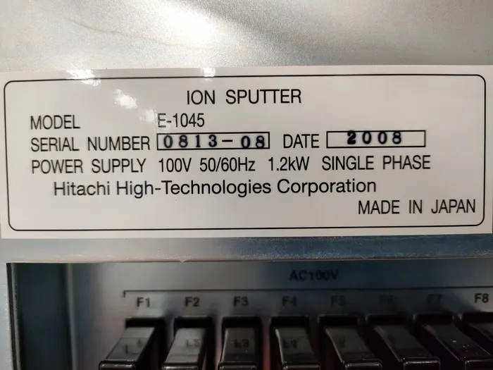 히타치 하이테크 (Hitachi High-Tech) E-1045 이온 스퍼터 상세 이미지 - ASKINDEX 코리아