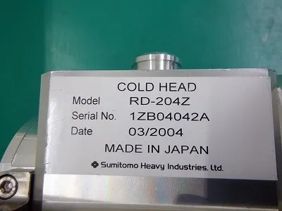 Anelva P-086C Cryopump Detail Image - ASKINDEX Korea