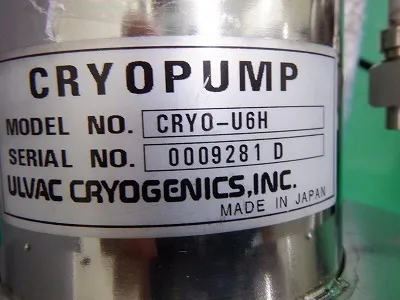 Albuck CRYO-U6H Cry -pump Detail Image - ASKINDEX Korea