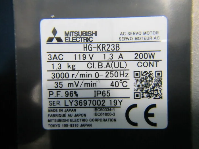 미쓰비시 HG-KR23B AC 서보 모터 상세 이미지 - ASKINDEX 코리아