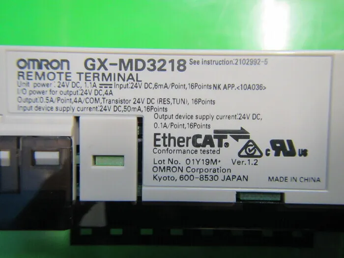 오므론 GX-MD3218 디지털 I/O 터미널 상세 이미지 - ASKINDEX 코리아
