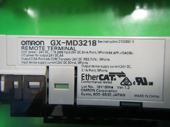 오므론 GX-MD3218 디지털 I/O 터미널 상세 이미지 - ASKINDEX 코리아