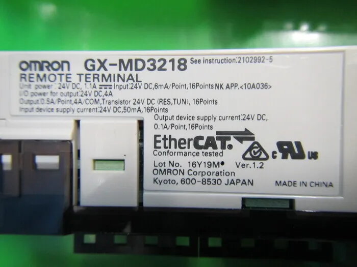 오므론 GX-MD3218 디지털 I/O 터미널 상세 이미지 - ASKINDEX 코리아