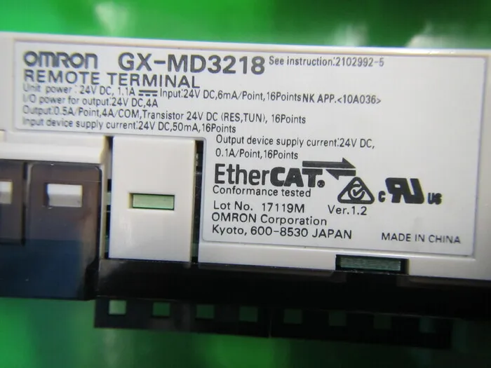 오므론 GX-MD3218 디지털 I/O 터미널 상세 이미지 - ASKINDEX 코리아