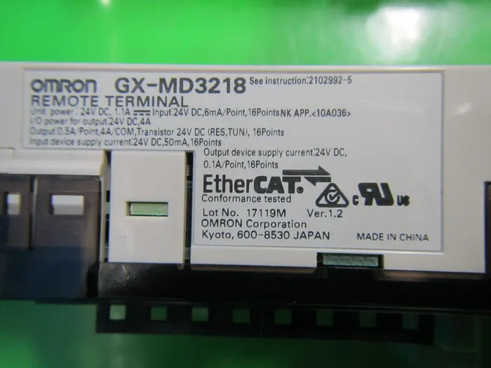 오므론 GX-MD3218 디지털 I/O 터미널 상세 이미지 - ASKINDEX 코리아