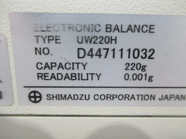 Shimadzu Corporation UW220H electronic scale Detail Image - ASKINDEX Korea