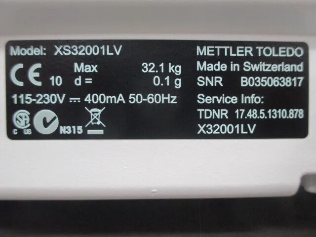 메틀러 톨레도 XS32001L/A 전자 저울 상세 이미지 - ASKINDEX 코리아