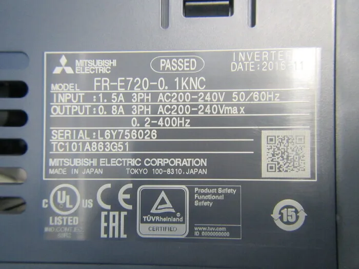 미쓰비시 FR-E720-0.1KN 인버터(DC리액터 부착) 상세 이미지 - ASKINDEX 코리아