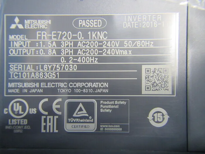 미쓰비시 FR-E720-0.1KN 인버터(DC리액터 부착) 상세 이미지 - ASKINDEX 코리아
