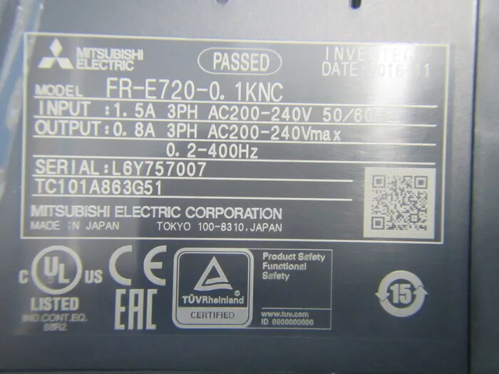미쓰비시 FR-E720-0.1KN 인버터(DC리액터 부착) 상세 이미지 - ASKINDEX 코리아