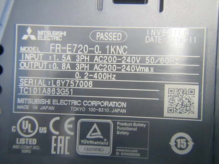 미쓰비시 FR-E720-0.1KN 인버터(DC리액터 부착) 상세 이미지 - ASKINDEX 코리아