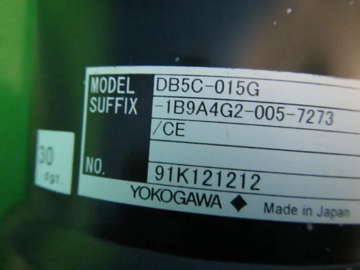 요코가와 전기 DB5C-015G-1B9A4G2 서보 모터 상세 이미지 - ASKINDEX 코리아