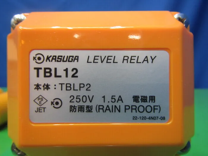 Kasuga Electric TBL-12 Liquid level relay Detail Image - ASKINDEX Korea