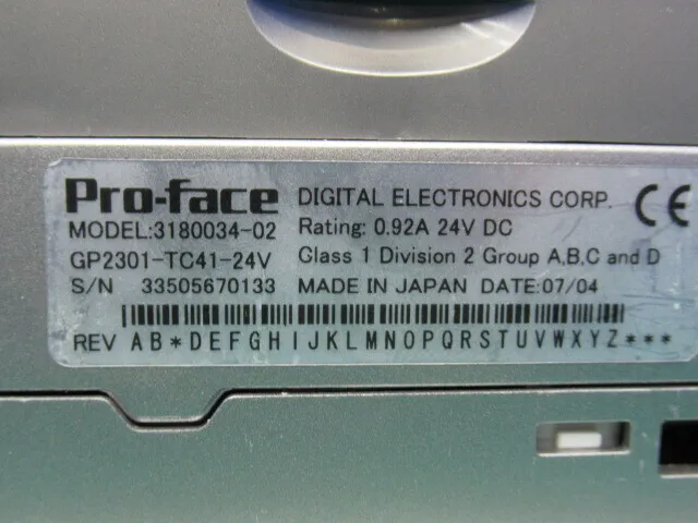 Digital Electronics 3180034-02 touch panel Detail Image - ASKINDEX Korea