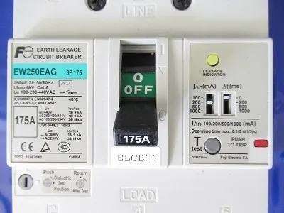 Fuji Electric EW250EAG 3P 175A earth leakage breaker Detail Image - ASKINDEX Korea