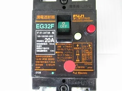 Fuji Electric EG32F 2P20A earth leakage breaker Detail Image - ASKINDEX Korea
