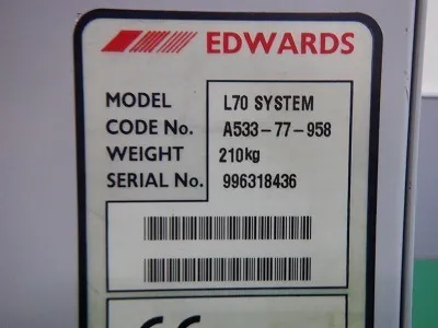 Edwards L70 Dry Pump Detail Image - ASKINDEX Korea