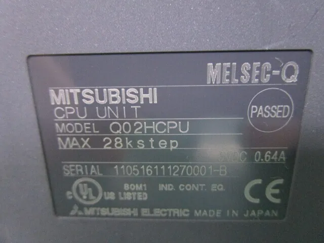 Mitsubishi Electric Q02HCPU Sequencer (PLC) Detail Image - ASKINDEX Korea